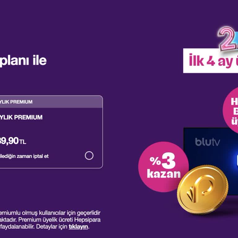 Hepsiburada Yanıltıcı Kampanya - 4 Ay Üyelik Bizden Deyip Para Çekiyor