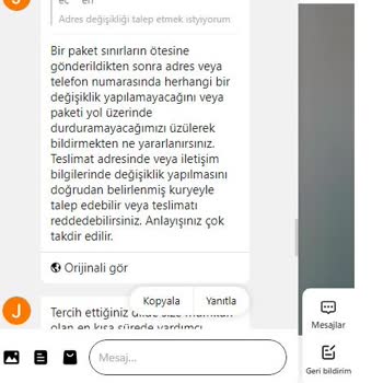 MNG Adres Değişikliği Yapmıyor