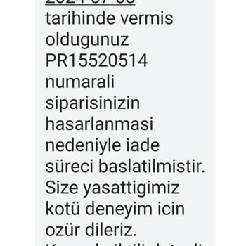 Gratis Ezilmiş Ürünler İade Yerine Sağlamıyla Gönderilmesi