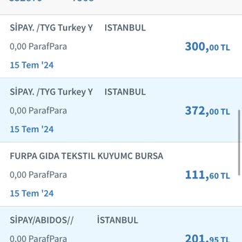 Sipay Firması Halkbank Paraf Kartımdan Sürekli Para Çekiyor