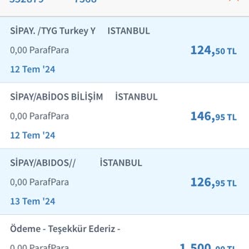 Sipay Firması Halkbank Paraf Kartımdan Sürekli Para Çekiyor