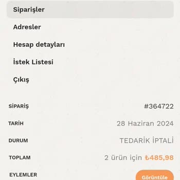 Sanal Yağ Market Sipariş İptali Ve İade Sürecinde Yaşanan Sorunlar