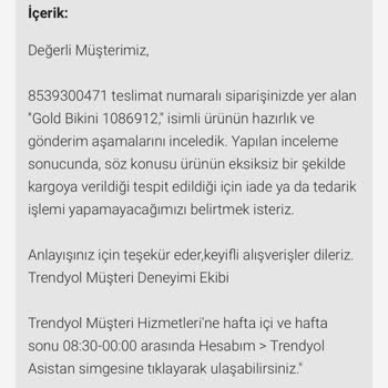 Trendyol Network Mağazası Paramı Aldı Ve Ürünü Göndermiyor