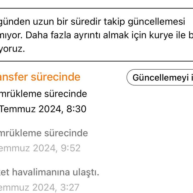 We World Express İletişim Açıklama Bekliyorum