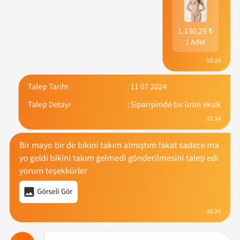 Trendyol NetWork Does Not Give My Money Back
