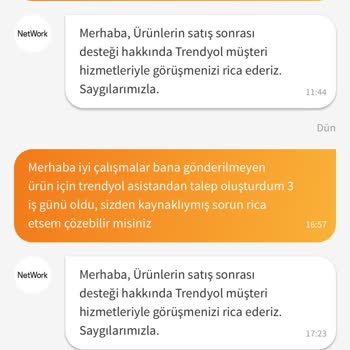 Trendyol NetWork Does Not Give My Money Back