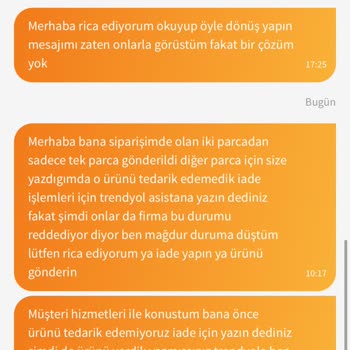 Trendyol NetWork Does Not Give My Money Back