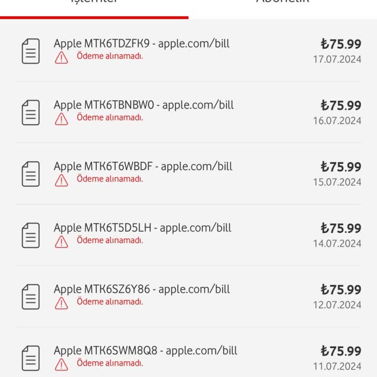 Vodafone Mobil Ödeme Saçmalığı