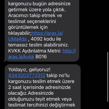 Aras Kargo Saka Şubesi Rezil