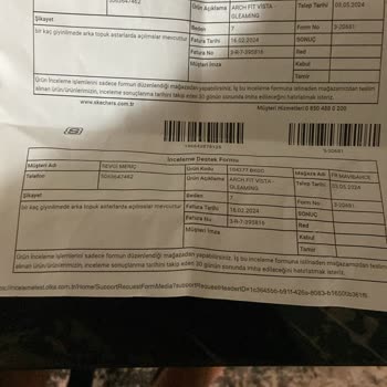 Skechers Ayakkabı Şikayetini İletmek İletmek