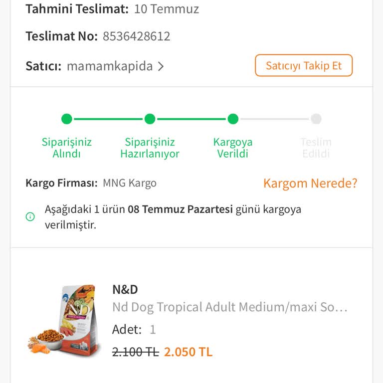 Trendyol Hızlı Teslimat Olan Ürün 10 Gündür Gelmedi