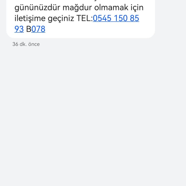 Hukuk Bürosu Olarak Tanıtılan Numaralardan Mesaj Geliyor
