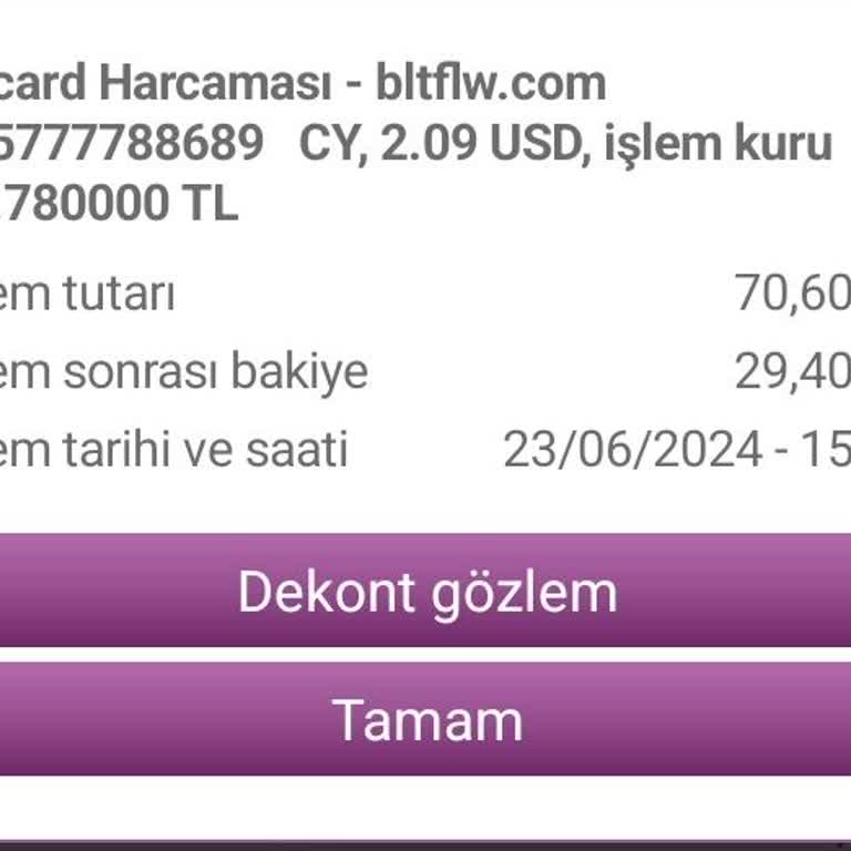 Bltflw.com Üzerinden Çekilmeye Çalışan Para