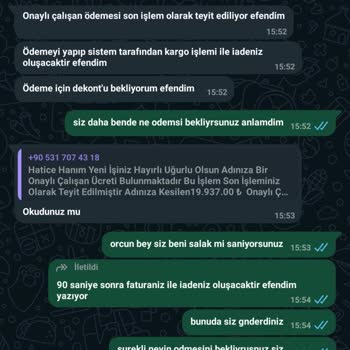 Paketleme Center Kişisel Bilgilerimin İzinsiz Kullanımı Ve Tehditler