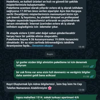 Paketleme Center Kişisel Bilgilerimin İzinsiz Kullanımı Ve Tehditler