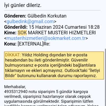 Şok Marketler Ürün İade Talebim Reddedildi, Yanlış Ürün Gönderildi, Mağdur Oldum