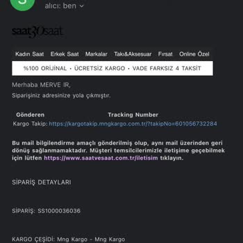 Kargom Kayıp MNG Ve Saat & Saat Benimle İletişime Geçmiyor.