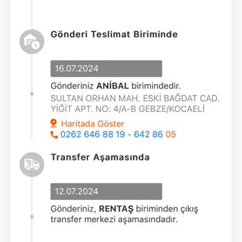 Kargom Kayıp MNG Ve Saat & Saat Benimle İletişime Geçmiyor.