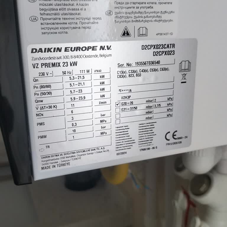 Daikin Kombi İlk Acılım