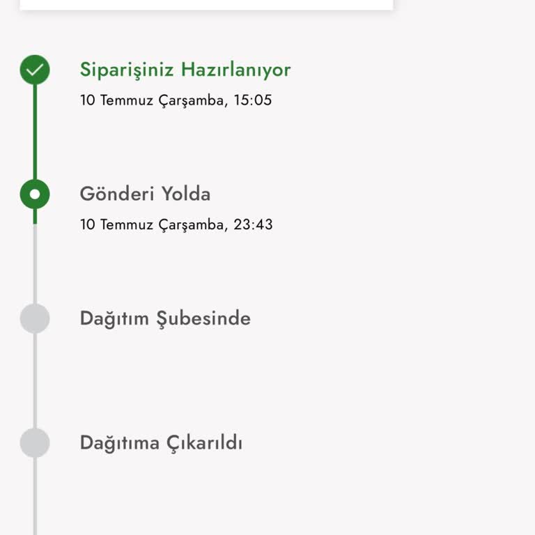 Boyner Siparişim Hala Teslim Edilmedi