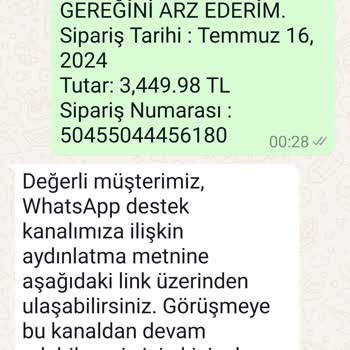 Derimod Sipariş İptal Hakkı Tanımıyor...