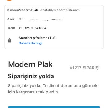 Modern Plak Modernplak.com İletişime Geçmiyor Ödemeyi Alıp