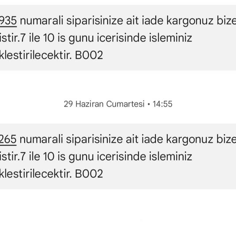 Sefamerve Elbise İade Sürecinde Yaşanan Sorunlar