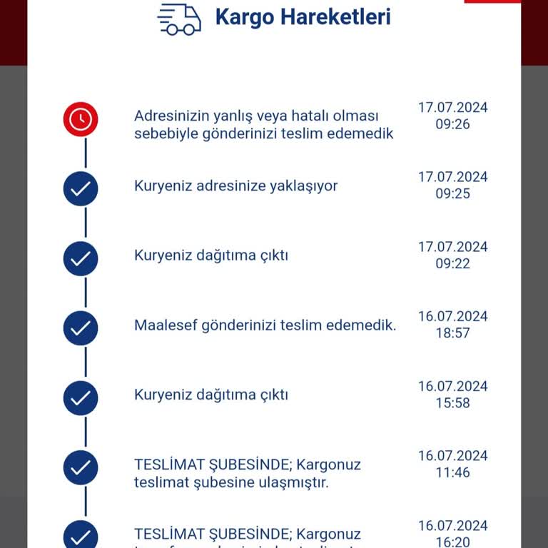 Aras Kargo Evde Olduğum Halde Evde Yok Deyip Gönderimi Teslim Etmiyor