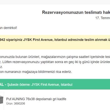 Jysk Müşteri Memnuniyetsizliği İçin Çalışıyor!