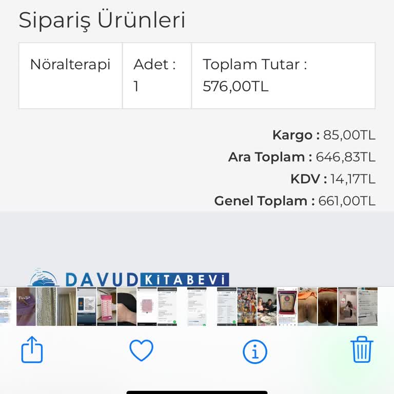 Davud Kitabevi Davud Kitapevi Siparişimi Göndermedi