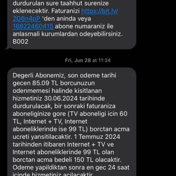 D-Smart Abonelik İptal Etsende Fatura Kesiyor