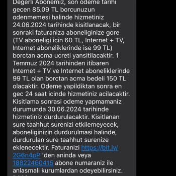 D-Smart Abonelik İptal Etsende Fatura Kesiyor