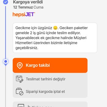 Hepsijet Teslim Edilemeyen Kargo