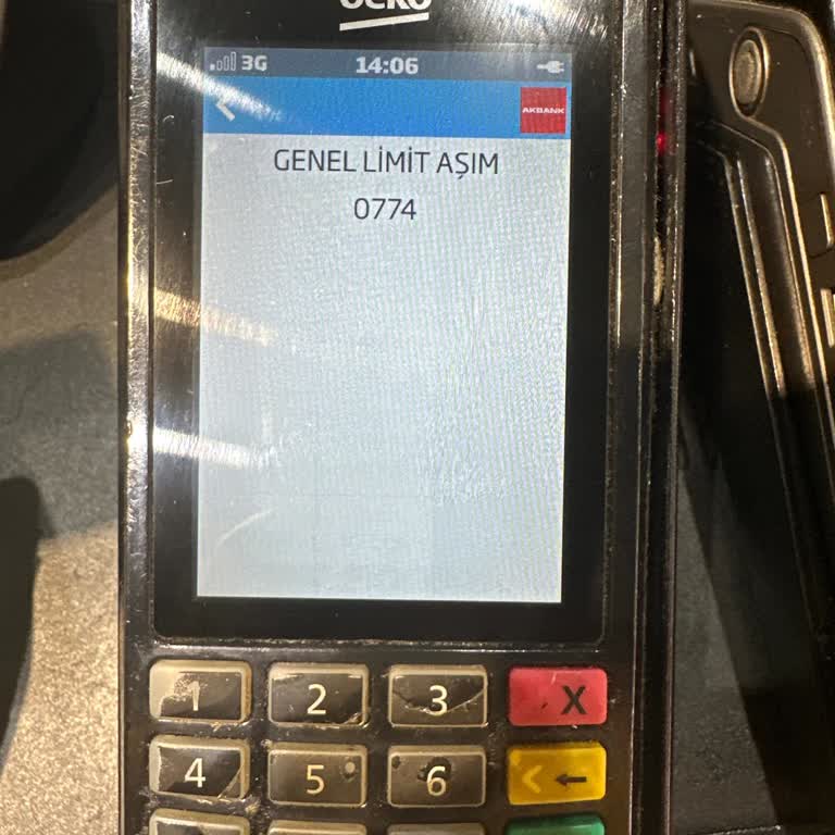 Akbank Pos Limit Hatası