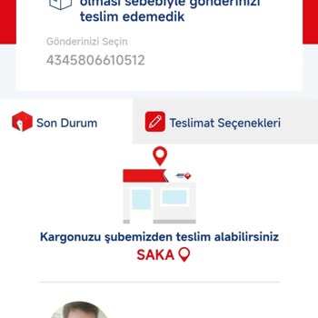 Aras Kargo Ve Saka Şubesi!