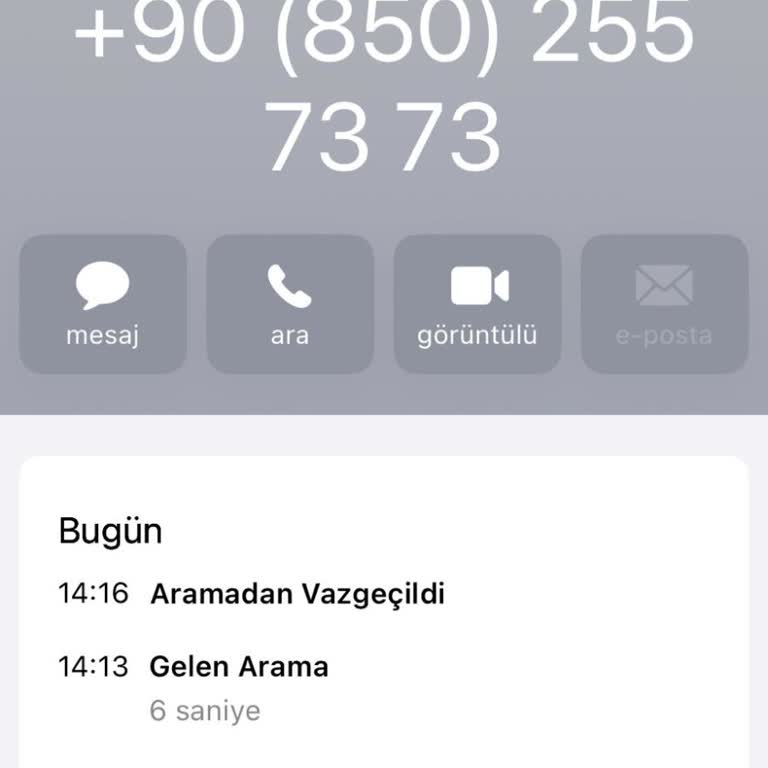 0850 255 73 73 Üyelik Başvurusunda Yanıltıcı Deneyim