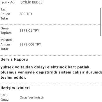 Gediz Elektrik Yüksek Voltajdan Kombi Kartımız Yandı!