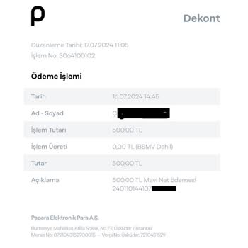Papara İle Fatura Ödeme Sorunu!