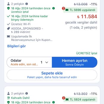 Agoda Da Yer Alan Oda Seçenekleri Otel İle Uyuşmuyor