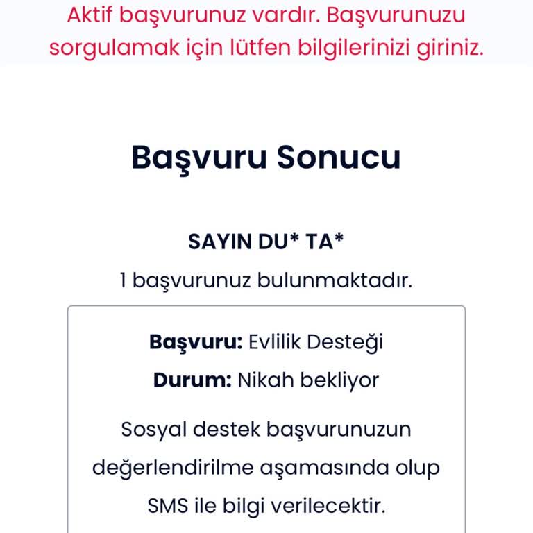 İBB - Evlilik Desteği Süreci!