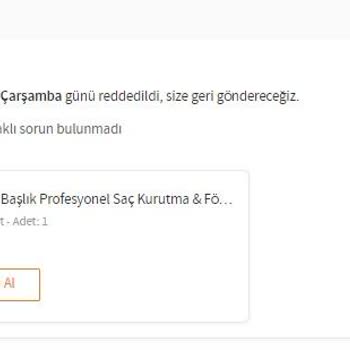 Trendyol Wunderbar Cevap Ver