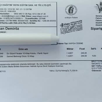 Kitapci.com.tr Yanlış Ürün Gönderimi