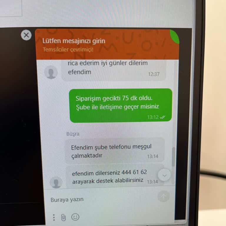 Köfteci Yusuf Geç Teslimat Ve Yetersiz Müşteri Hizmeti