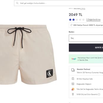 Boyner Erkek Şort Mayo İade Sorunu