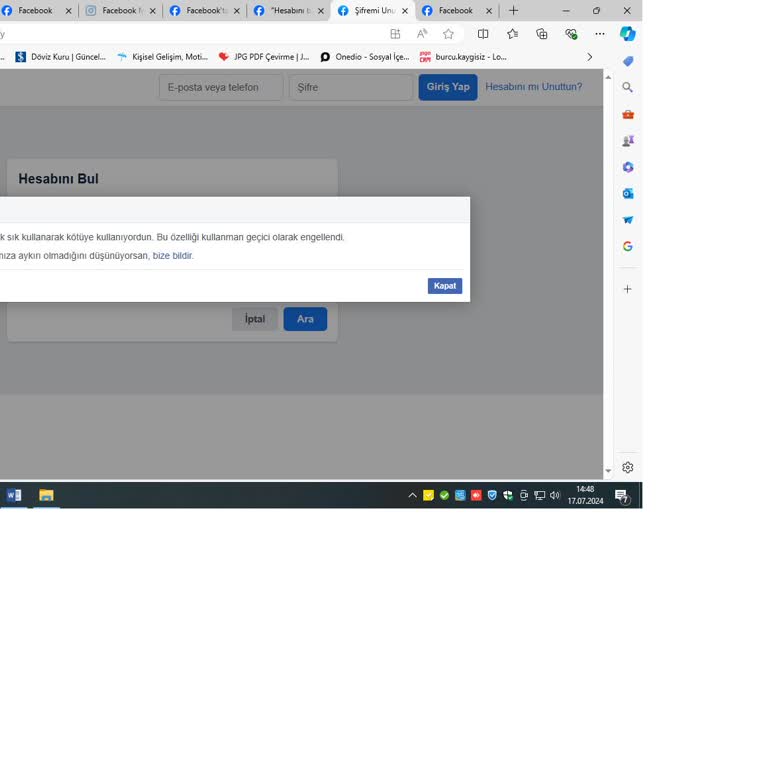 Facebook Hesabıma Erişemiyorum Ve Destek Alamıyorum