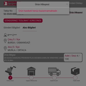 Horoz Lojistik Ürünümü Teslim Etmiyor
