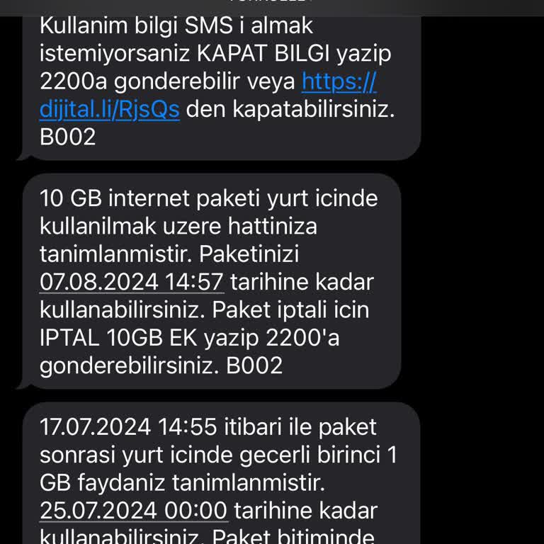 Turkcell Ek Paket Sorunu Ve Müşteri Hizmetleri İlgisizliği