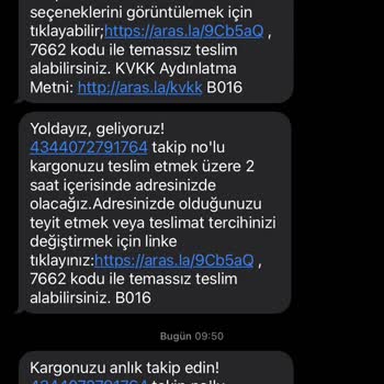 Aras Kargo Kargomu İade Etti