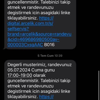 Arçelik Dishwasher Service No-Show - Frustration and Complaints