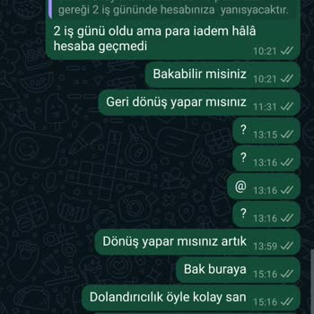 Maliav Butik (instagram: maliavdesign) Sipariş Ve İade Sürecinde Yaşanan Sorunlar
